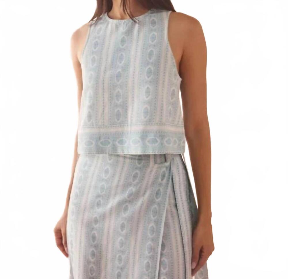 NEW OMIKA maggie tank top in fiona ice
